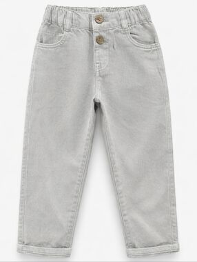ZARA Toddler Pants Size 5 (110 cm) Gray Blue Elastic Waist NWT